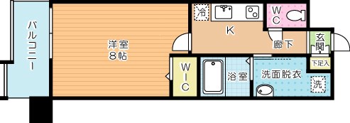 ザ・レジデンス香春口三萩野駅前 307号室 間取り