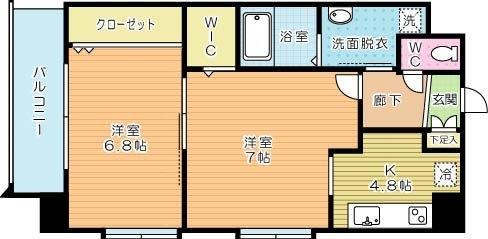 ザ・レジデンス香春口三萩野駅前 1005号室 間取り