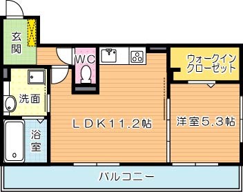 エレガンスHiMi's（エレガンスハイミーズ） 間取り