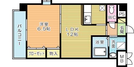 エヴァーグリーンＮ 810号室 間取り