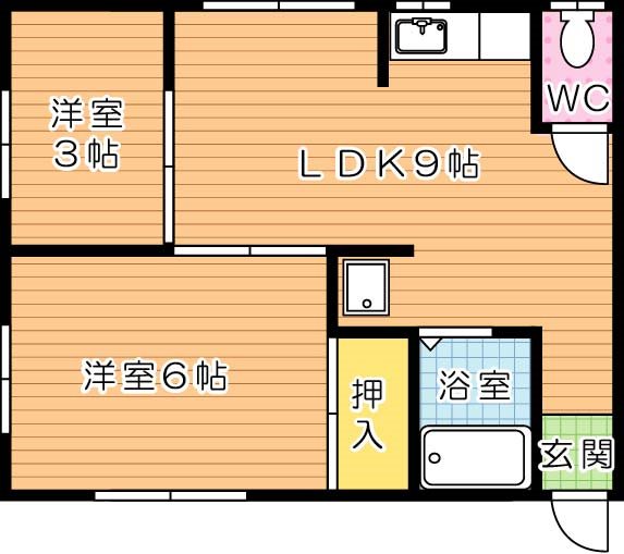  ile（アイル） 101号室 間取り