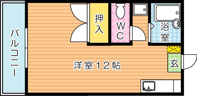 プレジール福島 間取り図