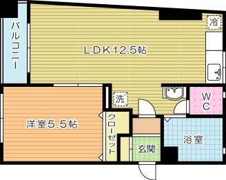 中津口小住ビル 301号室 間取り