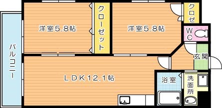 小芝ビル 301号室 間取り