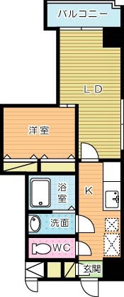 堺町センタービル 1005号室 間取り