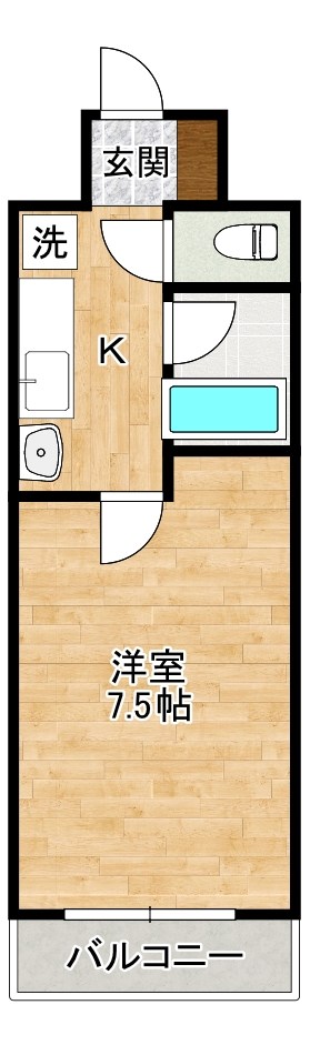 ヒロビルディング 306号室 間取り