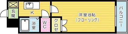プレアール明和町 403号室 間取り