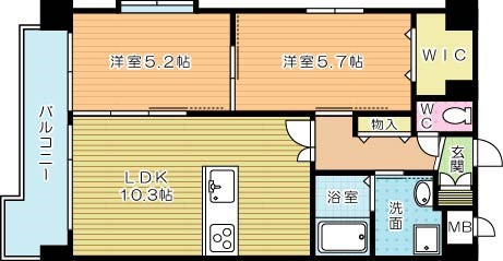 アクシオ片野  間取り図