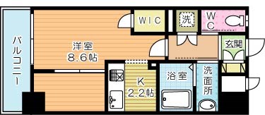 Ｅｒｄｅ三萩野（エルデ三萩野） 間取り図