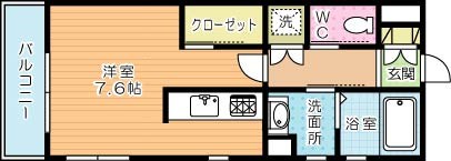 EL CEREZO（エルセレッソ） 303号室 間取り