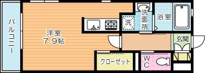 EL CEREZO（エルセレッソ） 508号室 間取り