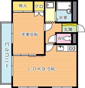  THE SQUARE・Orio Residence（ザスクエアオリオレジデンス） 間取り図