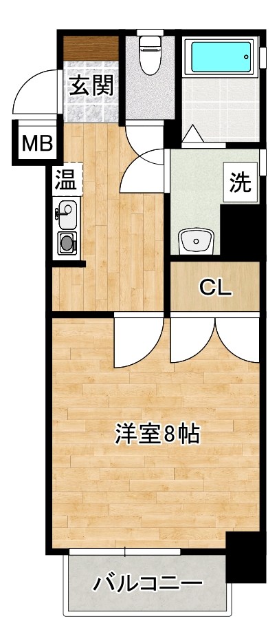 ダイナコート小倉下到津Ⅰ(分譲賃貸)   401号室 間取り