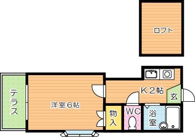 リバティ折尾 間取り図