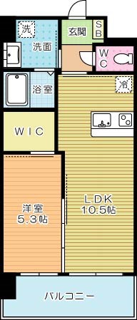 グレース上富野 704号室 間取り