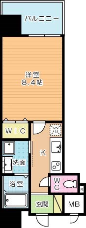 アースコートＹ&rsquo;ｓシティ香春口　 305号室 間取り