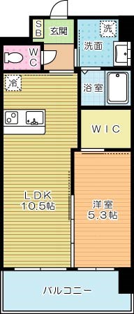 グレース上富野 803号室 間取り