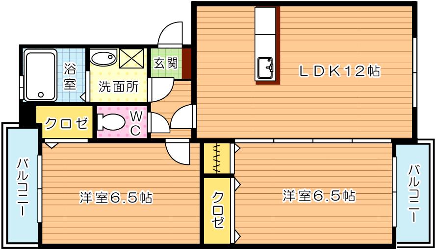 アヴァンティ高見ＭⅡ 間取り