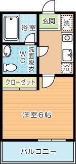 フェルト263 101号室 間取り