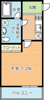 フェルト263 103号室 間取り