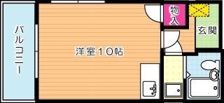 シティハイツ中津口 606号室 間取り