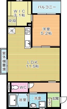 エスペランサ門司港 103号室 間取り