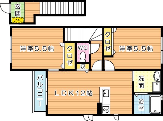 メゾンドオネットⅢ 間取り