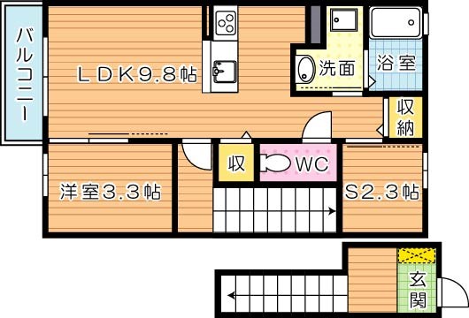 プランドールＭ 間取り図