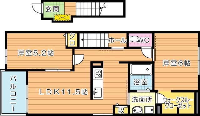 ブリーゼⅣ 間取り図