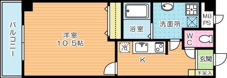 ギャラン貴船 間取り図