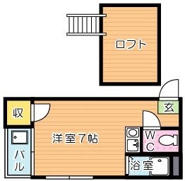 メゾンブランシェ　 203号室 間取り