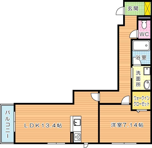 アンセルモ祇園 間取り図