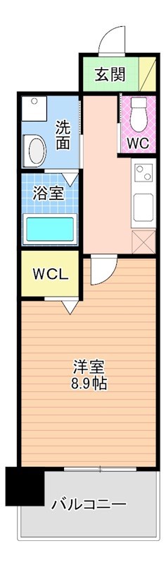 ZEGUNA（ゼグナ） 802号室 間取り