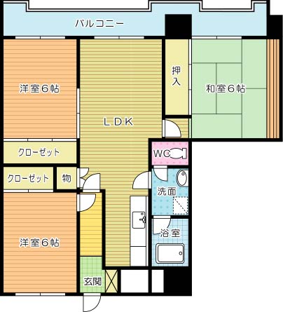 ベルガ足立 間取り