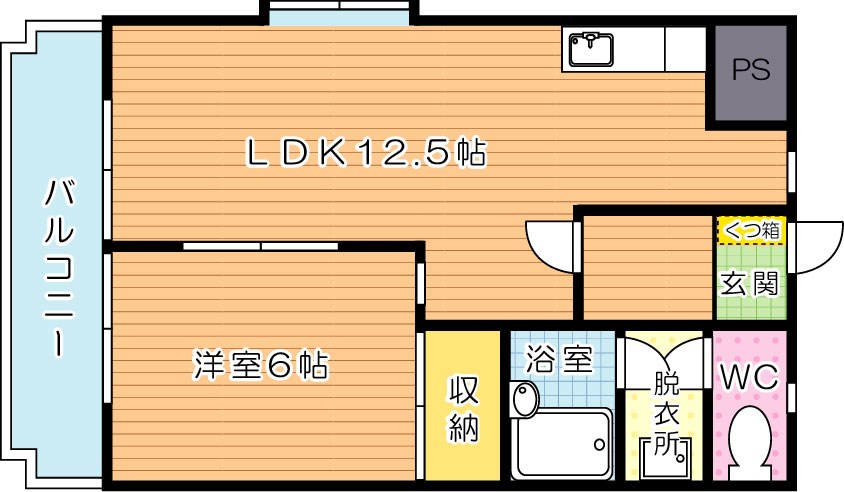 シャトレ岸の浦 間取り図