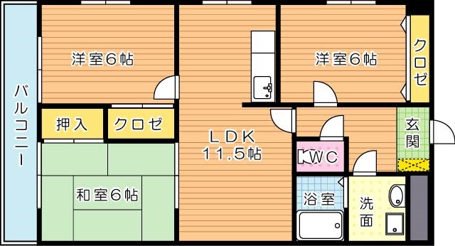  エクセル青葉台Ⅰ 間取り