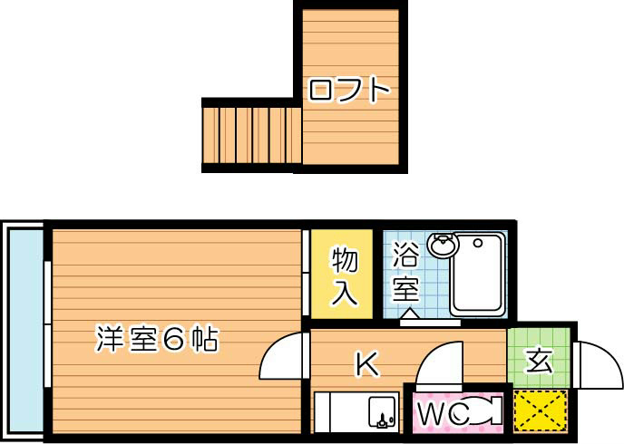 PLEAST医生ヶ丘（プレスト医生ヶ丘） 105号室 間取り