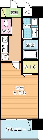 ZEGUNA（ゼグナ） 1105号室 間取り