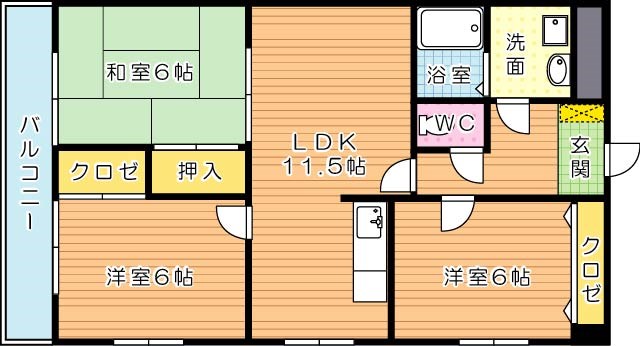 エクセル青葉台Ⅰ 間取り