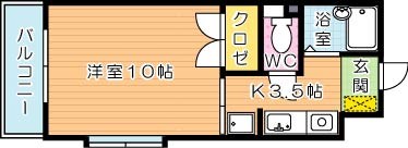 コンドミニアム西本町  間取り図