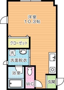 TENOU BLD（テンオウビルド） 103号室 間取り