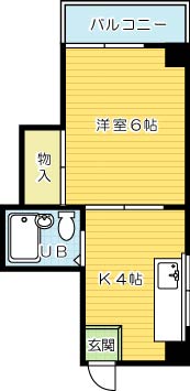 原ビル 201号室 間取り