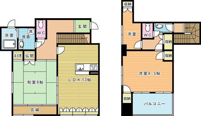 ハイツ中島  間取り