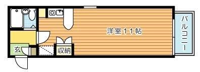 メゾンド片野 103号室 間取り