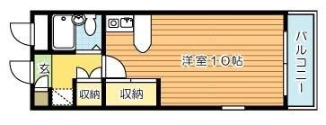 メゾンド片野  201号室 間取り