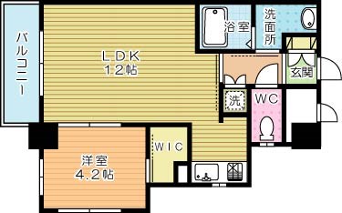 Ｅｒｄｅ三萩野（エルデ三萩野）   405号室 間取り