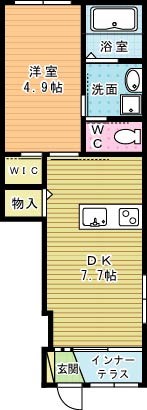 グランメゾン浅生 102号室 間取り