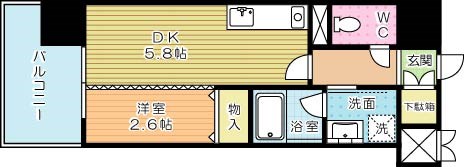 デザイナーズ　ザ・レトロ 402号室 間取り