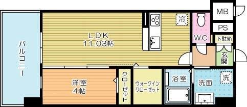 ＫＳＫ青葉コアプレイス  210号室 間取り