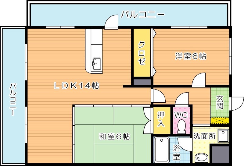 フォレストヴィラ別所町 間取り図